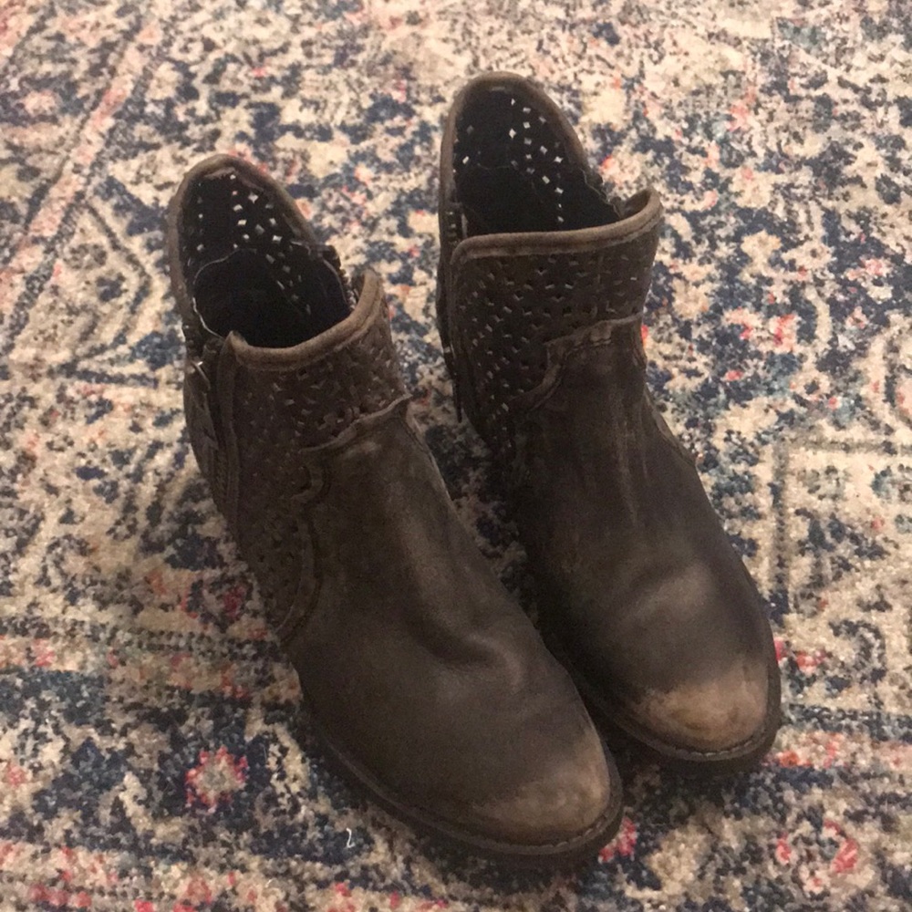 Leather Cowboy boots booties bought in Nashville